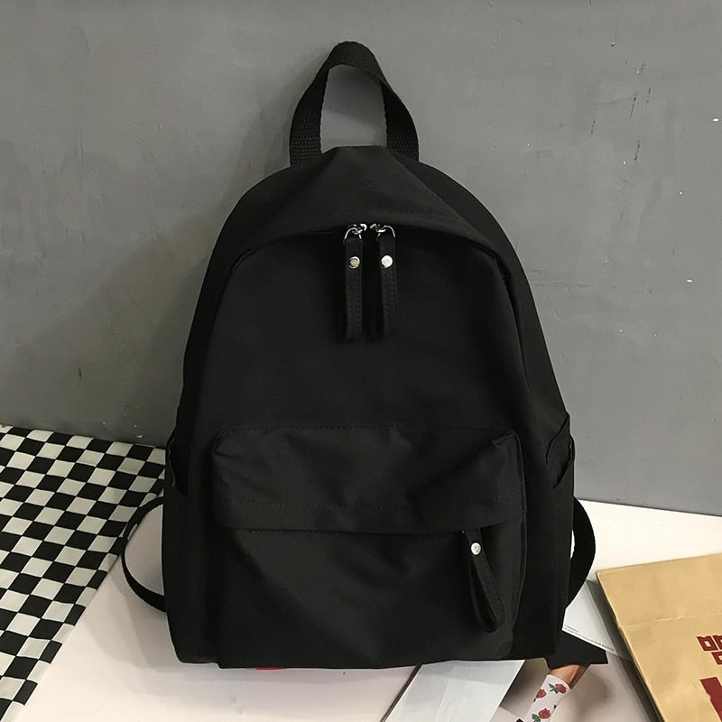 Realaiot Fashion Backpack Canvas Women Backpack Anti-theft Shoulder Bag New School Bag For Teenager Girls School Backapck Female