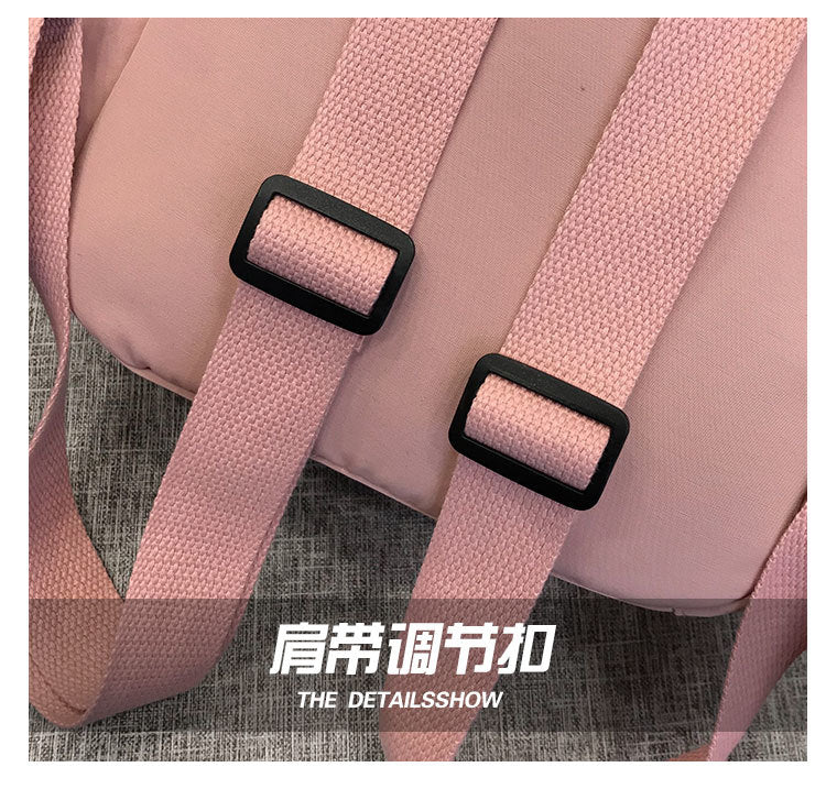 Realaiot Backpack New Trend Women Backpack Wild Fashion Shoulder Bag Small Canvas Teen Girl School bag Mochilas Female