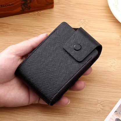 Cyflymder New Arrivals Unisex Leather Business ID Credit Card Wallet Holder Name Cards Case Pocket Organizer Money Phone Coin Bag