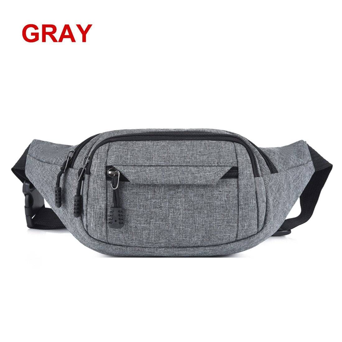 Cyflymder Men Women Waist Bag pack Purse Casual Large Phone Belt Bag Pouch Canvas Travel Phone Bag Fanny Banana Hip Bags