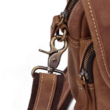 Realaiot 100% genuine leather messenger bags retro cow leather man bag corssbody handlebags multifunction waist bags mini shoulder bag