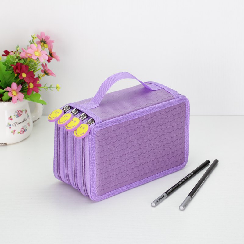 Cyflymder Office School Pencil Case Big 36/48/72 Slots Penal for Girls Boys Pen Box Large Storage Cartridge Bag Stationery Kit Pencilcase