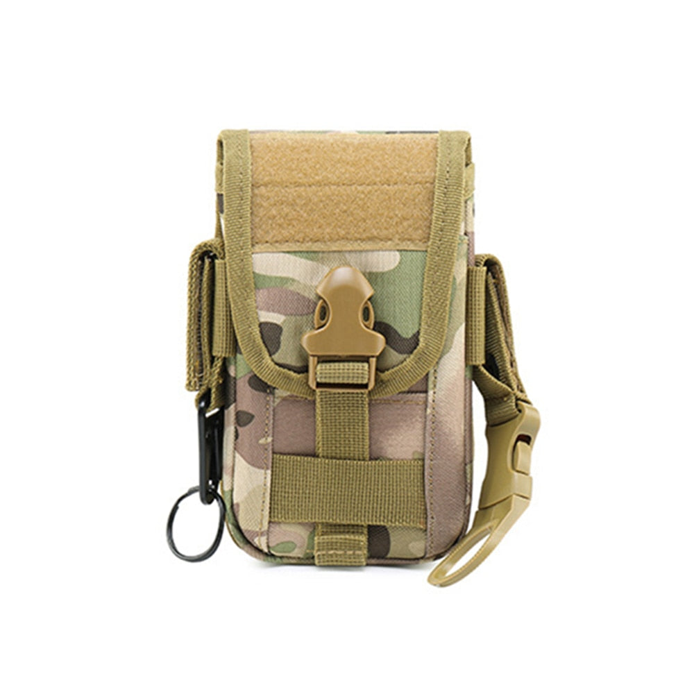 Realaiot Tactical Military Belt Pouch Bag Pack Mobile Phone Bags MOLLE Pouch Belt Camp Pocket Waist Fanny Bag Hunting Bag Pouches