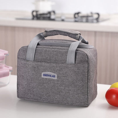 Cyflymder Lunch Box Bag Waterproof Thermal Bag Oxford Fabric Portable Thermal Insulated Cation Picnic Food Box Women Tote Storage Ice Bags