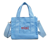 Realaiot Canvas Messenger Bag For Women Mini Fresh Literature And Art Leisure Korean Simple Fashion Messenger Bag