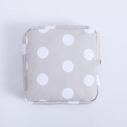 Cyflymder New Sanitary Pad Pouch Mini Folding Women Cute Bag For Gaskets Napkin Towel Storage Bags Pouch Case Sanitary Pad Organizer