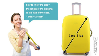 Realaiot Travel Accessories Luggage Protective Case for 18 to 30 Inch Elastic Bags Powder Funda maleta Travel Accessories suitcase Cover