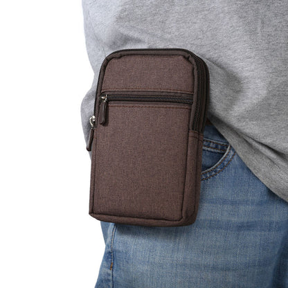 Realaiot Cowboy Cloth Phone Pouch Belt Clip Bag for Phone Case with Pen Holder Waist Bag Outdoor Sport Phone Cover