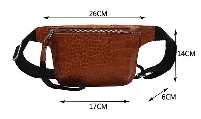 Realaiot Women Waist Packs Fashion crochet Fanny Pack for female PU Leather Bum Belt Bag small messenger bags new Waist Mini Purse