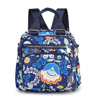 Realaiot Women Nylon Backpack Waterproof Female Designer Shoulder Bag Cartoon Printing Rucksack Mini Casual  Bagpack Sac A Main  Girl bag