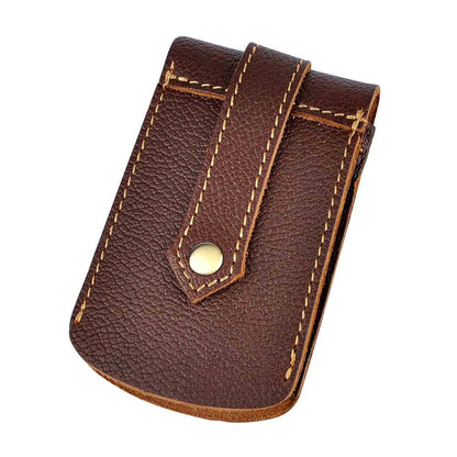 Cyflymder Original Genuine Leather Men Quality Fashion Car Remote Case Key Ring Case Holder Chain Designer Key Package Bag