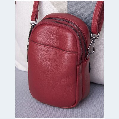 Cyflymder New Arrival Mini Crossbody Bag Purse Genuine Leather Phone Pouch Women Messenger Bags Fashion Designer Shoulder Bags for women