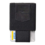 Cyflymder Men Women Elastic Band Card Wallet Holder Small Minimalist Business ID Credit Card Case