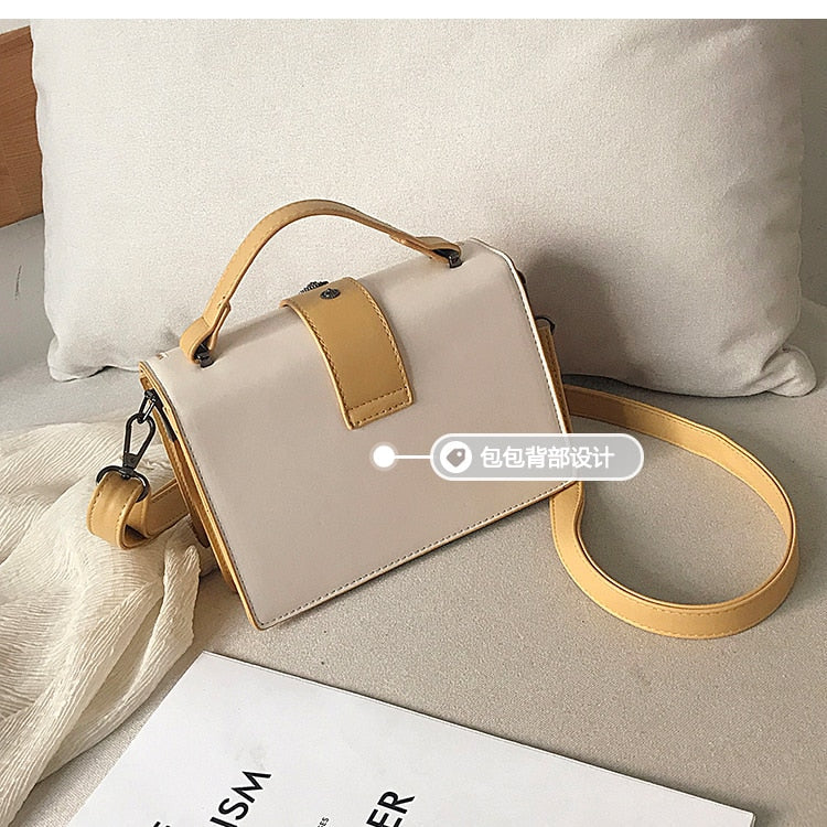 Realaiot Elegant Female Casual Tote Bag Fashion New High Quality PU Leather Women's Designer Handbag Rivet Shoulder Messenger bag