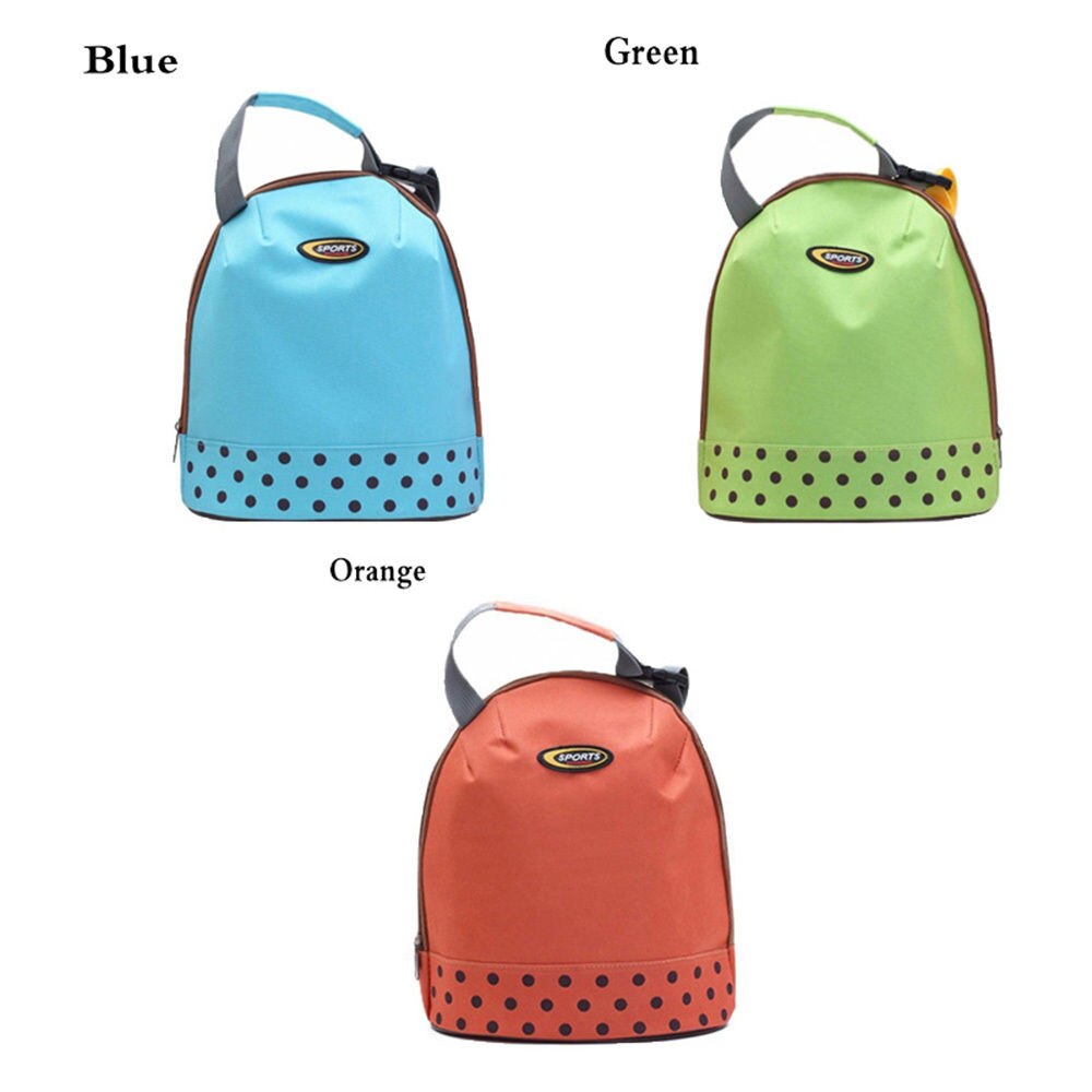 Cyflymder Portable Travel Picnic Oxford Tote Bag Organizer Insulated Thermal Carry Bag Bento Food Drinks Holder Lunch Bag