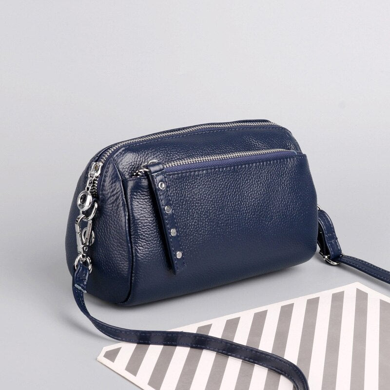 Realaiot Genuine Leather Small Crossbody Bags for Women Shoulder Bag Female Clutch Evening Messenger Bag Ladies Handbags and Purse