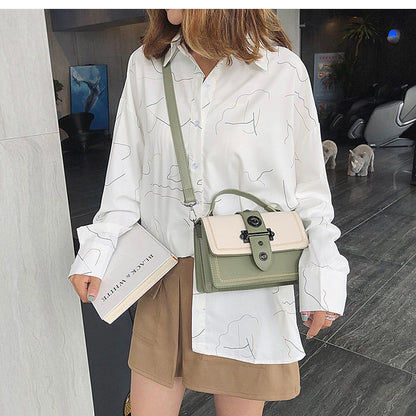 Realaiot Elegant Female Casual Tote Bag Fashion New High Quality PU Leather Women's Designer Handbag Rivet Shoulder Messenger bag