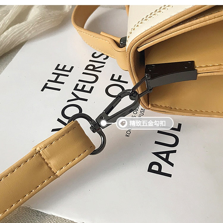 Realaiot Elegant Female Casual Tote Bag Fashion New High Quality PU Leather Women's Designer Handbag Rivet Shoulder Messenger bag