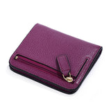 Realaiot Fashion Split Leather Women Wallets Mini Purse Lady Small Leather Wallet with Coin Pocket