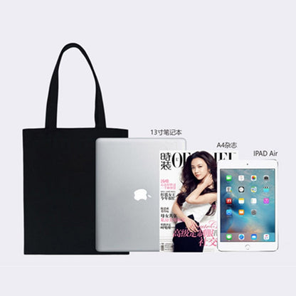 Cyflymder Multicolor High-Quality Women Men Handbags Canvas Tote bags Reusable Cotton grocery Zippered shopping bag Eco Foldable