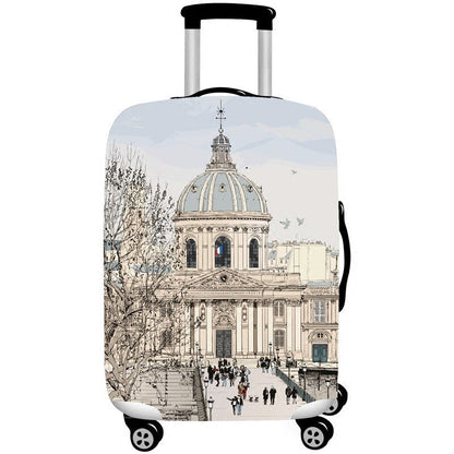 Realaiot Animal Pattern  Travel luggage Suitcase Protective Cover Trolley luggage Bag Cover Men Women Thick Elastic Case For Suitcase