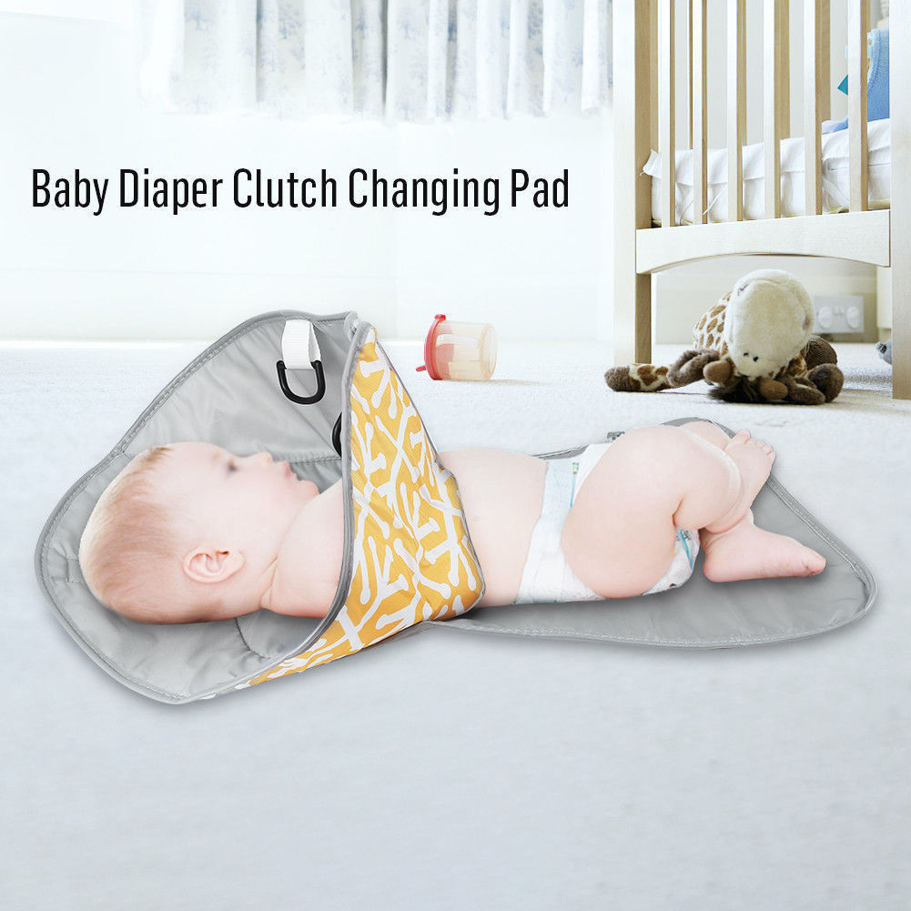 Realaiot 3-in-1 Baby Changing Pads Multifunctional Portable Infant Baby Foldable Urine Mat Waterproof Nappy Bag Diaper Cover Mat Travel