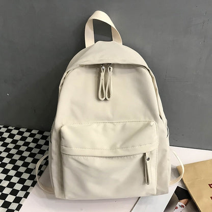 Realaiot Fashion Backpack Canvas Women Backpack Anti-theft Shoulder Bag New School Bag For Teenager Girls School Backapck Female