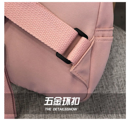 Realaiot Backpack New Trend Women Backpack Wild Fashion Shoulder Bag Small Canvas Teen Girl School bag Mochilas Female