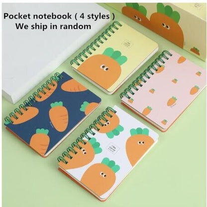 Realaiot Creative Carrot Series Silicone Soft Pencil Case Penholder Organizer Bag Kawaii Stationery Set Kids Birthday Gift