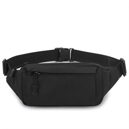 Cyflymder Men Women Nylon 4 Pockets Waterproof Waist Packs Fashion Male Wear Resistant Black Fanny Pack Messenger Shoulder Bag