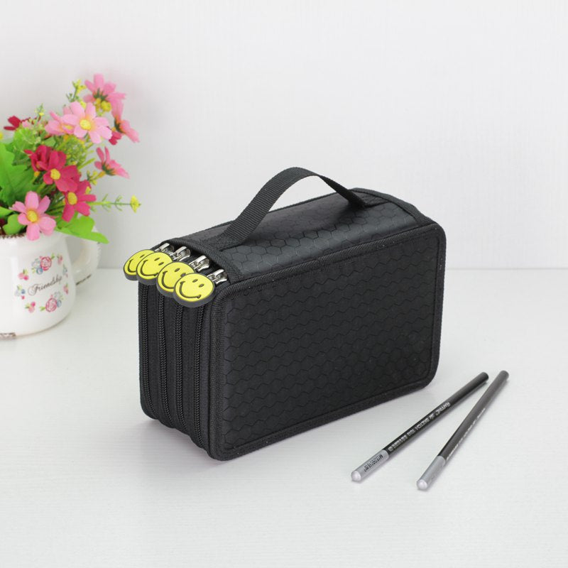 Cyflymder Office School Pencil Case Big 36/48/72 Slots Penal for Girls Boys Pen Box Large Storage Cartridge Bag Stationery Kit Pencilcase