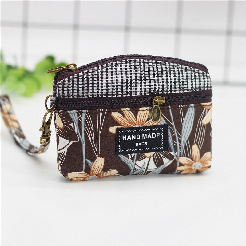 Cyflymder New Fashion Women's Small Shoulder Bag Cotton Flower Messenger Bag Girls 6-inch Large Screen Mobile Phone Bag