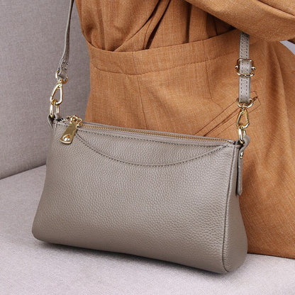 Realaiot Genuine Leather MINI Clutch bag Fashion Small Crossbody Bags For Women Luxury Handbag Ladies Shoulder Bag Clutch Purse