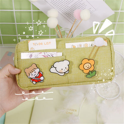 Cyflymder pencil case cute pencilcases material escolar girl back to school supplies piorniki estuche piornik kawaii bag pencil box