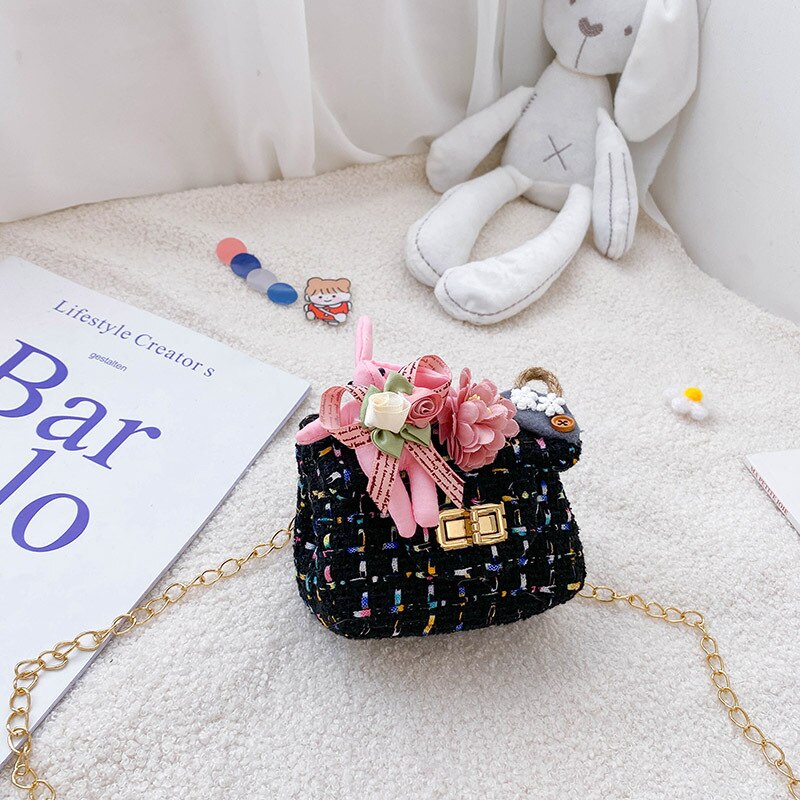 Realaiot Korean Style Kids Purses and Handbags Cute Mini Crossbody Little Girl Rabbit Messenger Bag Baby Pearl Clutch Purse Gifts for Women