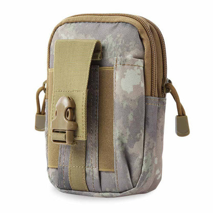 Cyflymder Military Molle Pouch Waist Bag Camo Waterproof Nylon Multifunction Casual Men Fanny Waist Pack Male Small Bag Mobile Phone Case