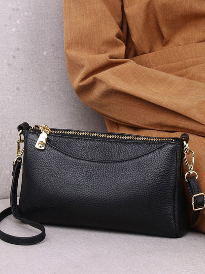 Realaiot Genuine Leather MINI Clutch bag Fashion Small Crossbody Bags For Women Luxury Handbag Ladies Shoulder Bag Clutch Purse