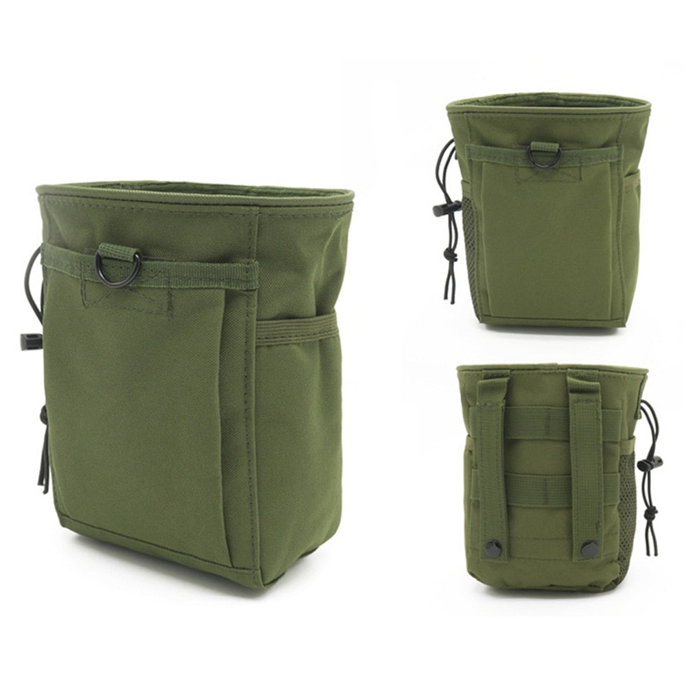 Cyflymder Molle System Hunting Tactical Magazine Dump Drop Pouch Recycle Waist Pack Ammo Bags Airsoft Military Accessories Bag Pouches