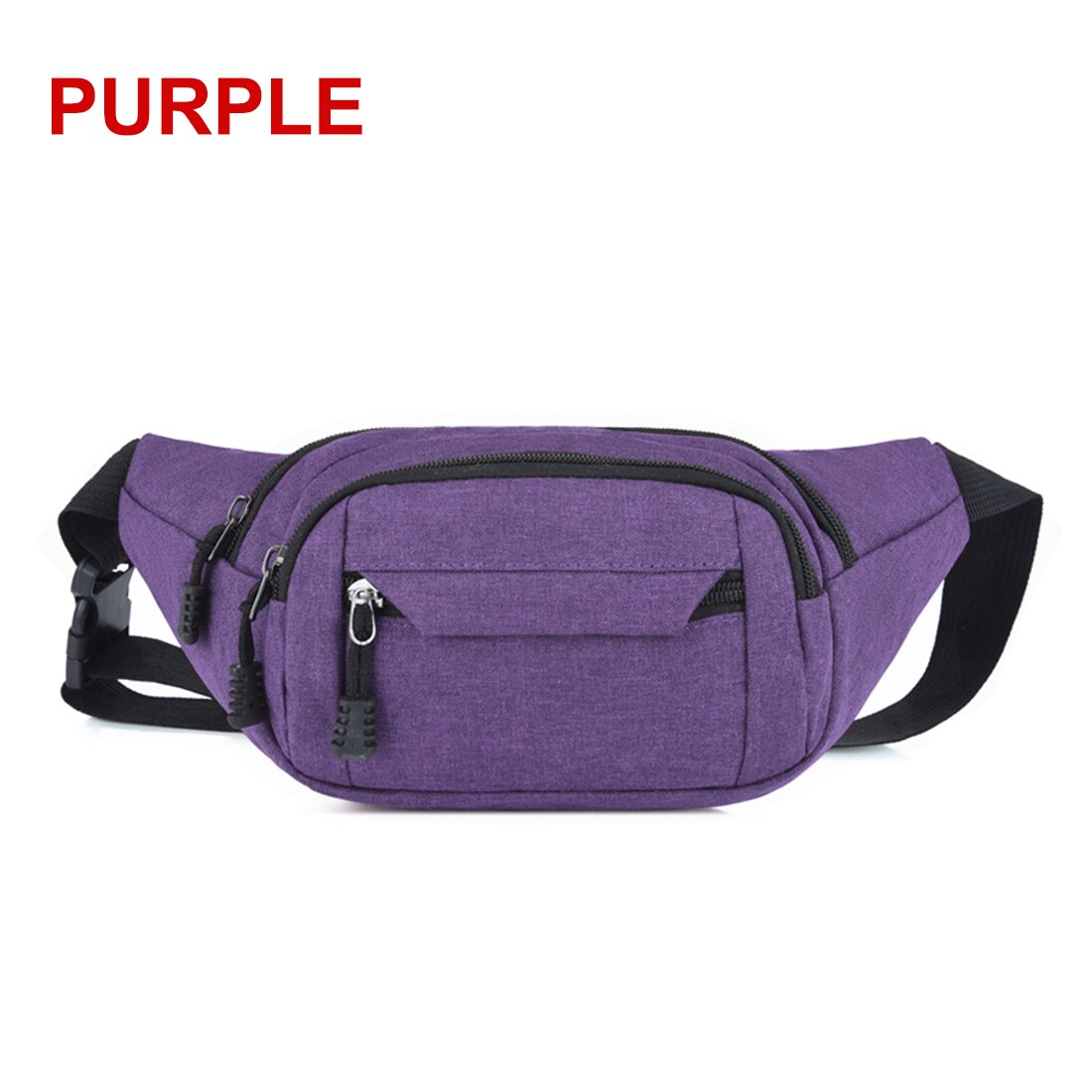 Cyflymder Men Women Waist Bag pack Purse Casual Large Phone Belt Bag Pouch Canvas Travel Phone Bag Fanny Banana Hip Bags