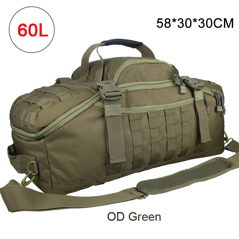 Realaiot 40L 60L 70L Men Army Military Tactical Waterproof Backpack Molle Camping Backpacks Sports Travel Bags Tactical Sport gym bag