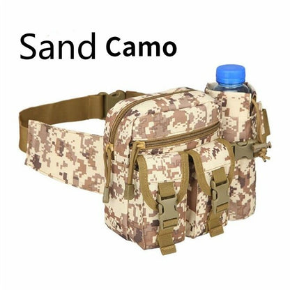 Cyflymder Men's Tactical Casual Fanny Waterproof Pouch Waist Bag Packs Outdoor Military Bag Hunting Bags Tactical Wallet Waist Packs