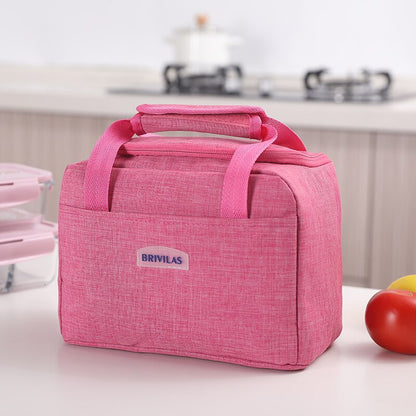 Cyflymder Lunch Box Bag Waterproof Thermal Bag Oxford Fabric Portable Thermal Insulated Cation Picnic Food Box Women Tote Storage Ice Bags