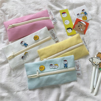 Cyflymder Pencil Cases Japanese Pencil Bags Organizer Pens Case Stationery For School Cute Case Office Items School Supplies Pensil Case