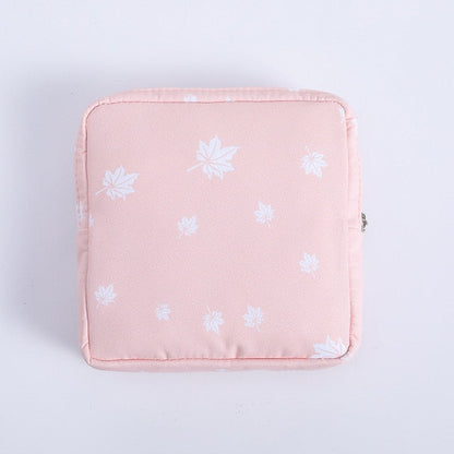 Cyflymder New Sanitary Pad Pouch Mini Folding Women Cute Bag For Gaskets Napkin Towel Storage Bags Pouch Case Sanitary Pad Organizer