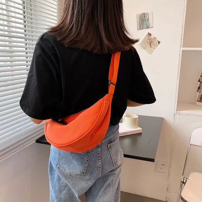 Realaiot Fashion Women's Waist Bag New Summer Messenger Shoulder Canvas Bag Multifunctional Chest Bag All-match Mochila Mujer