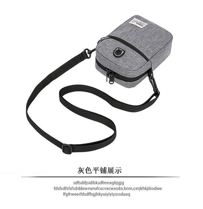 Cyflymder Male Bag Men's Satchel High Quality Men Diagonal Mini Crossbody Bags Shoulder Multi-Function Mobile Phone Bag Outdoor Sports Bag