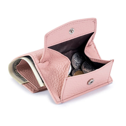 Cyflymder New Women Genuine Leather Purses Female Cowhide Wallets Lady Small Coin Pocket Rfid Card Holder Mini Money Bag Portable Clutch