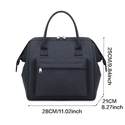 Cyflymder Modern Simplicity Lunch Bag Office Worker Bring Meals Insulated Handbag Child Picnic Food Preservation Thermal Pouch Supplies