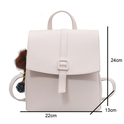 Cyflymder New Multifunction Backpack Women Leather Backpacks Small School Bags for Teenage Girls Fashion Female Bagpack Mochila