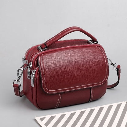 Cyflymder Luxury Designer Handbag Genuine Leather Crossbody Bags High Quality Leather Casual Totes Women Bags Shoulder Cross Body Bag